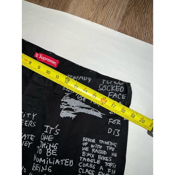Supreme Gonz Poem Pin Up Girl Chino Work Pants - Picture 5 of 8